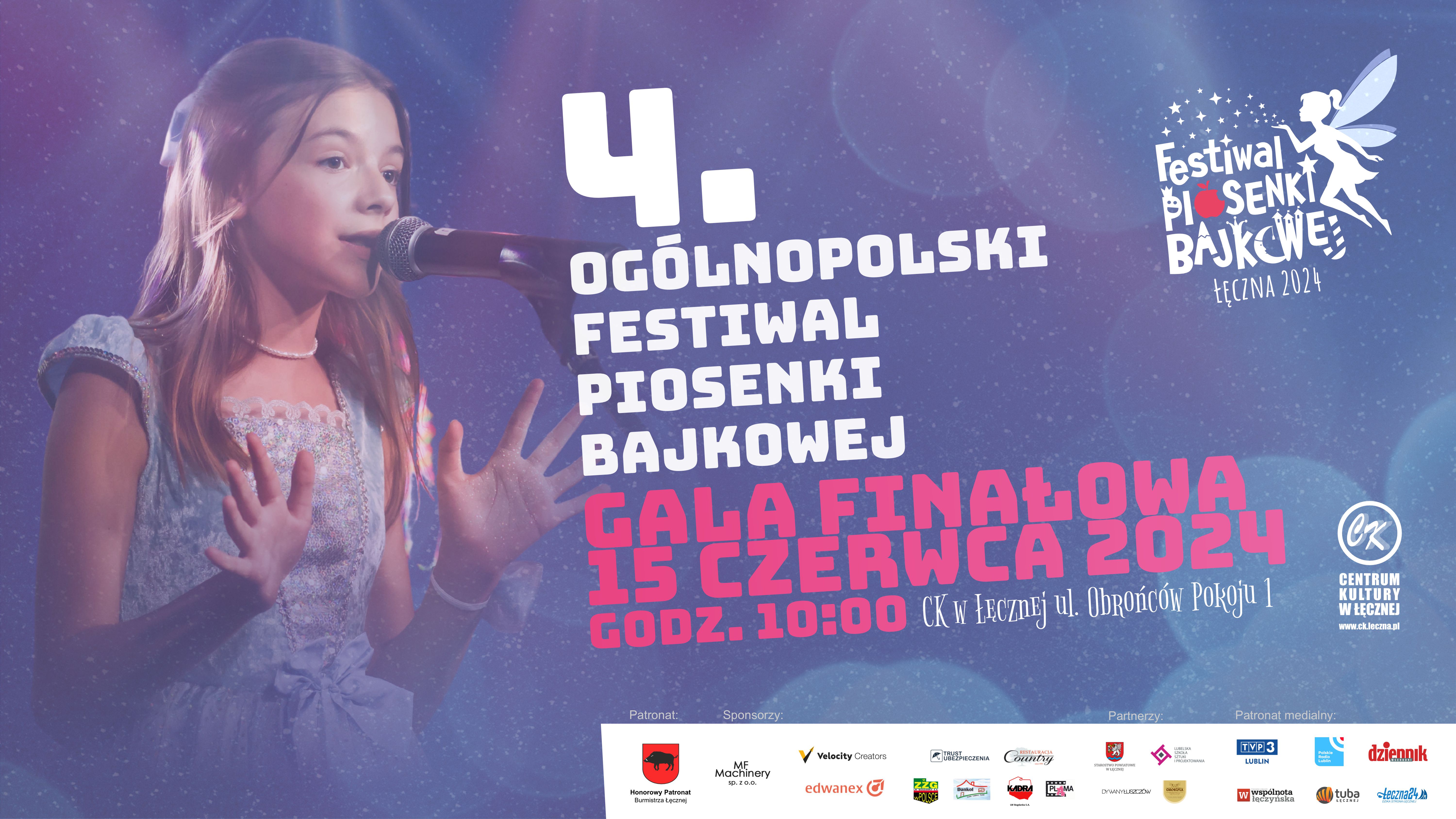 4. Ogólnopolski Festiwal Piosenki Bajkowej Łęczna 2024