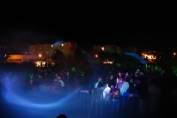 d-bomb i pokaz laserów