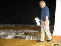 Obrady jury konkursu węglem 