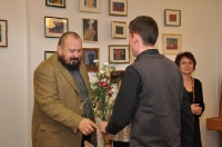 wernisaż wystawy malarstwa Roberta Znajomskiego