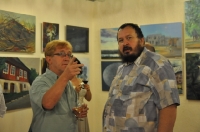 VII Międzynarodowy Plener Artystyczny - Łęczna 2011, wernisaż wystawy plenerowej