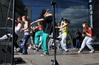 występy zespołów  tanecznych i wokalnych z Łęcznej