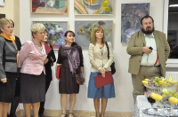 wernisaż wystawy twórczości członków PLAMY