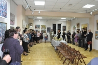 wernisaż wystawy twórczości członków PLAMY