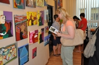 Wystawa prac uczniów Gimnazjum nr 1 w Łęcznej pod kierunkiem Pani Agnieszki Grudzień