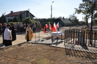 Uroczystości przy krzyżu prawosławnym