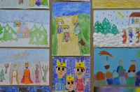 Podsumowanie  XXI Powiatowego Konkursu Plastycznego pt. ORSZAK TRZECH KRÓLI