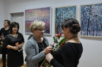 Wernisaż wystawy malarstwa Krystyny Gałat-Grzywy pt. WCZORAJ I DZIŚ