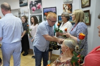 Wernisaż wystawy uczestniów zajęć malarskich w Centrum Kultury