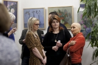 Wernisaż wystawy twórczości uczestniczek zajęć w pracowni malarstwa sztalugowego
