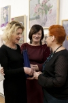 Wernisaż wystawy twórczości uczestniczek zajęć w pracowni malarstwa sztalugowego
