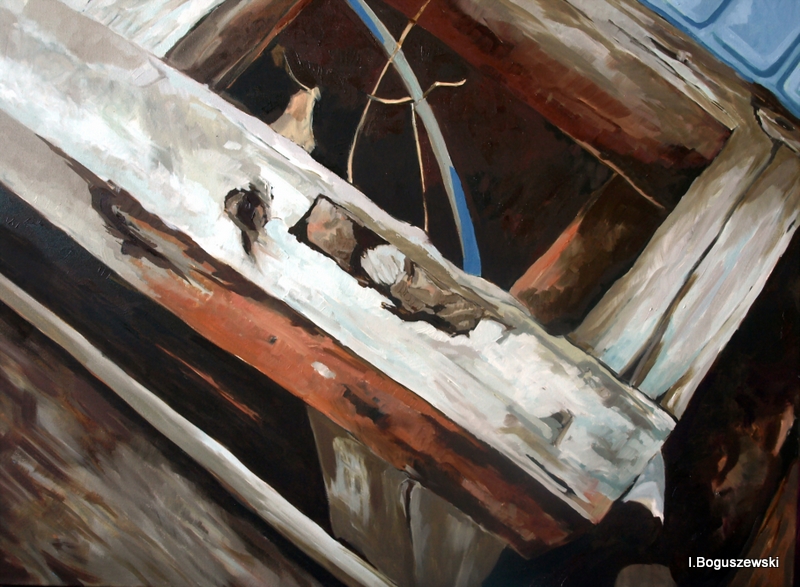 Deski U2 olej plotno60x80cm2009