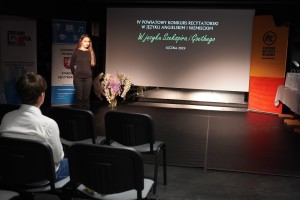  IV POWIATOWYM KONKURSIE RECYTATORSKIM
Z JĘZYKA ANGIELSKIEGO I NIEMIECKIEGO
W języku Szekspira i Goethego