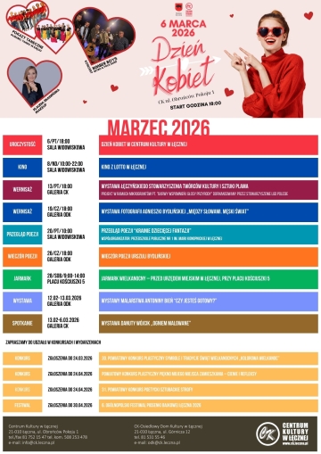 Wydarzenia na marzec 2026